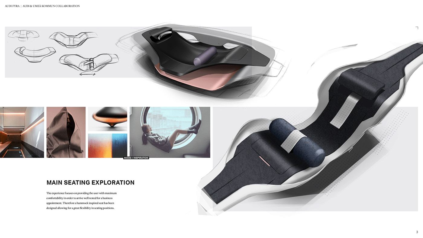 AUDI FOUR，Sled boat，conceptual design，