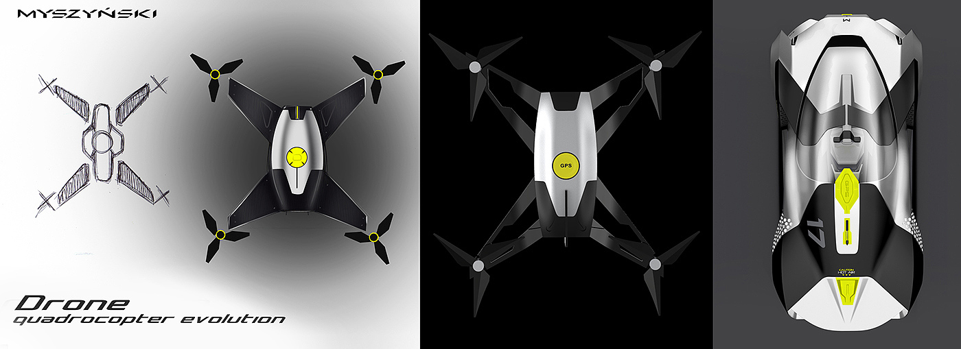 cadrone，灵感，无人机，汽车设计，概念设计，