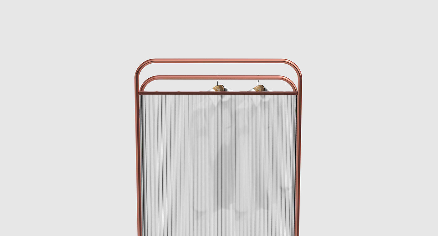 See through，coat hanger，furniture design ，