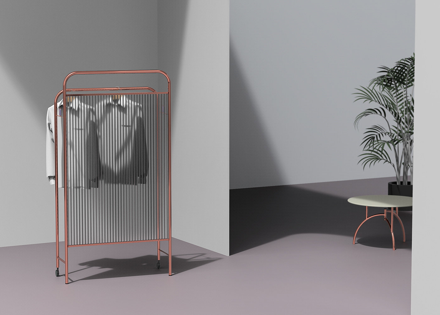 See through，coat hanger，furniture design ，