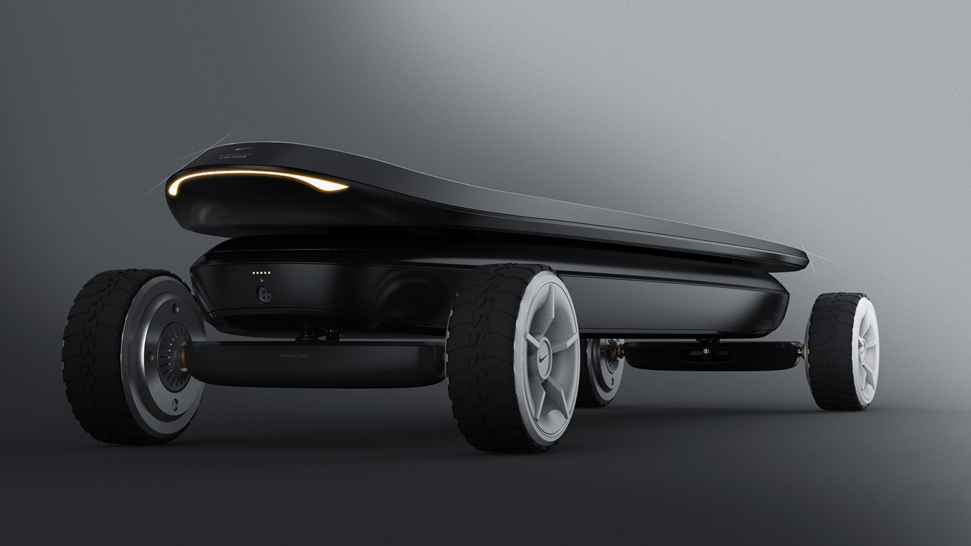 nike，Electric skateboard，Cruiser Board，