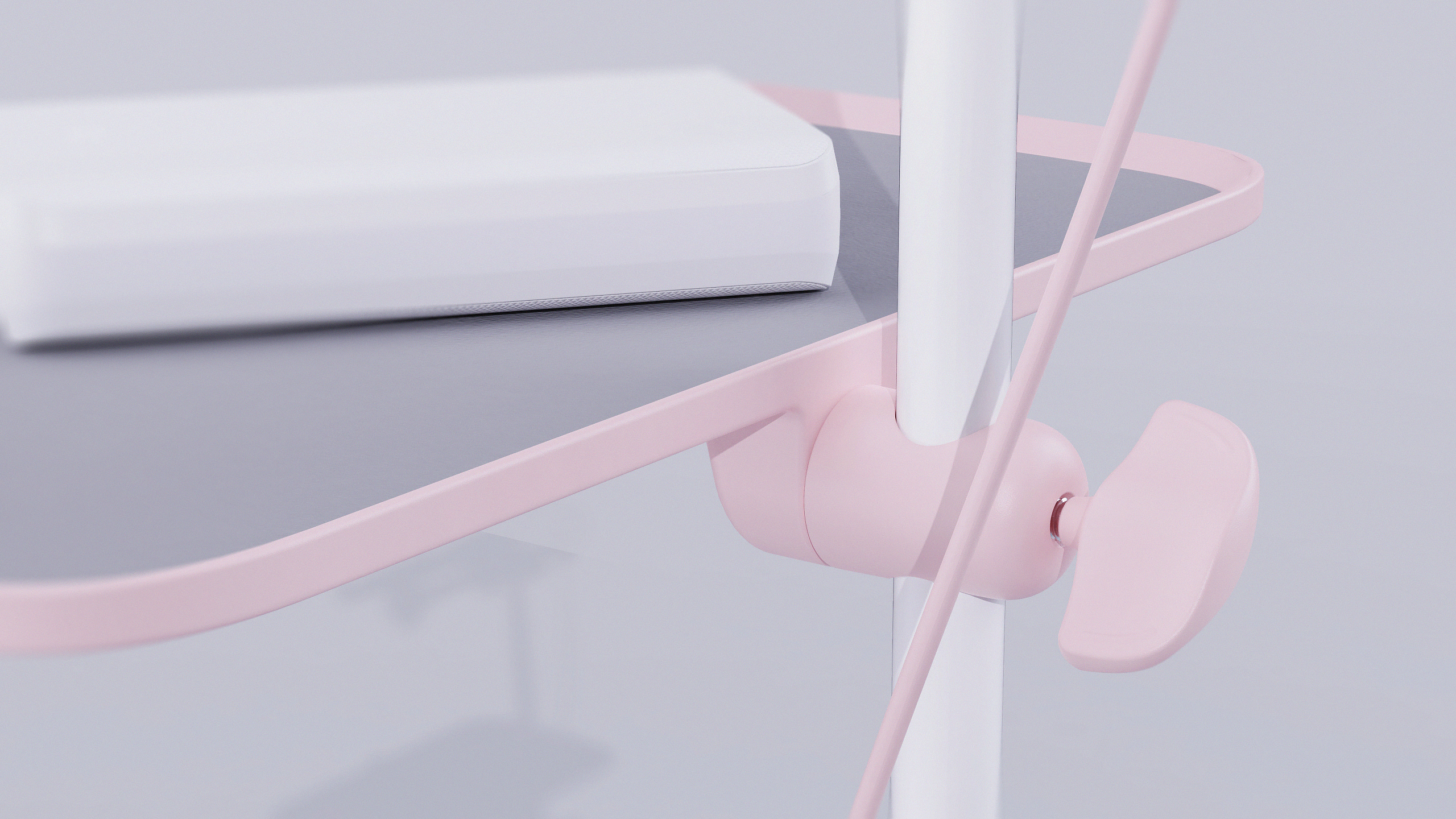 Live broadcast support，fill-in light，Keyshot rendering，industrial design，