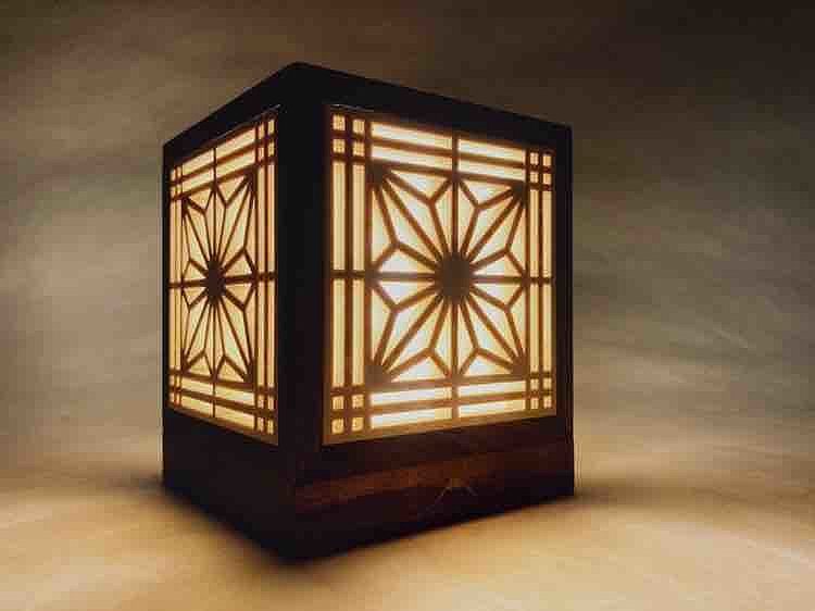 lamps and lanterns，Group fine work，Fuji，Light and shadow，Night light，