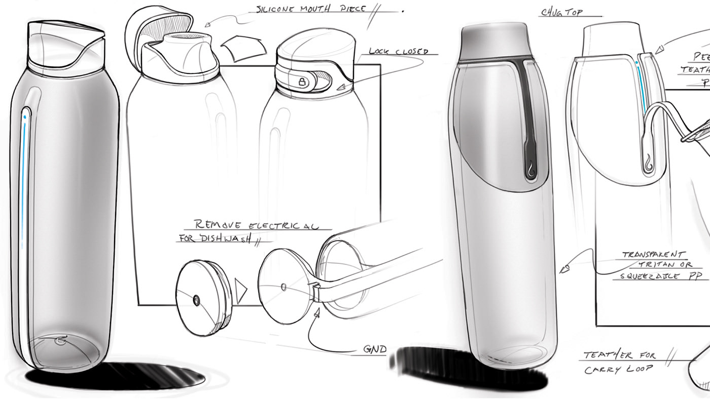 Water replenishment tracking device，PRYME Vessyl，Fitness tracking equipment，