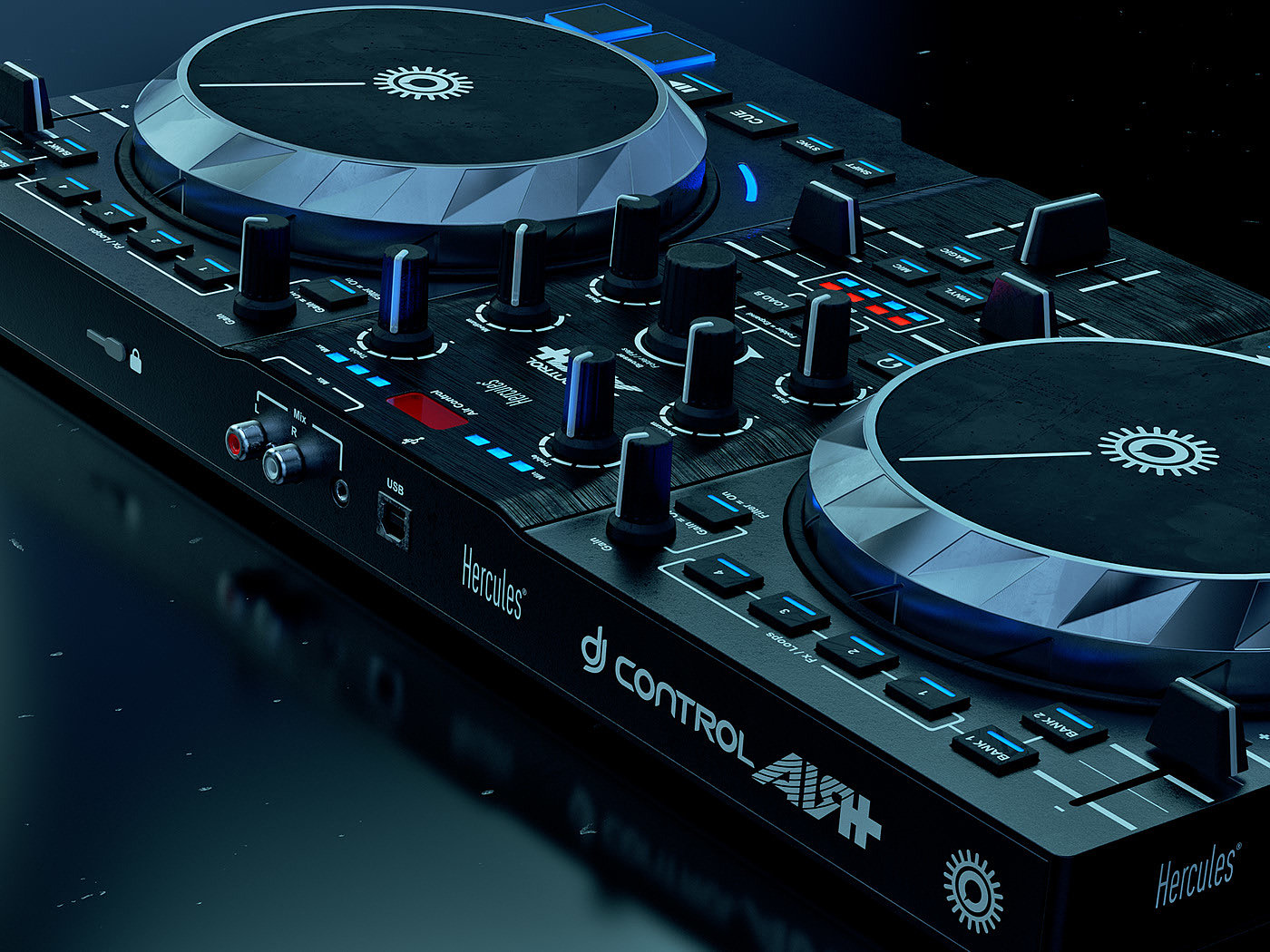 dj，Control air，Cinema 4D，