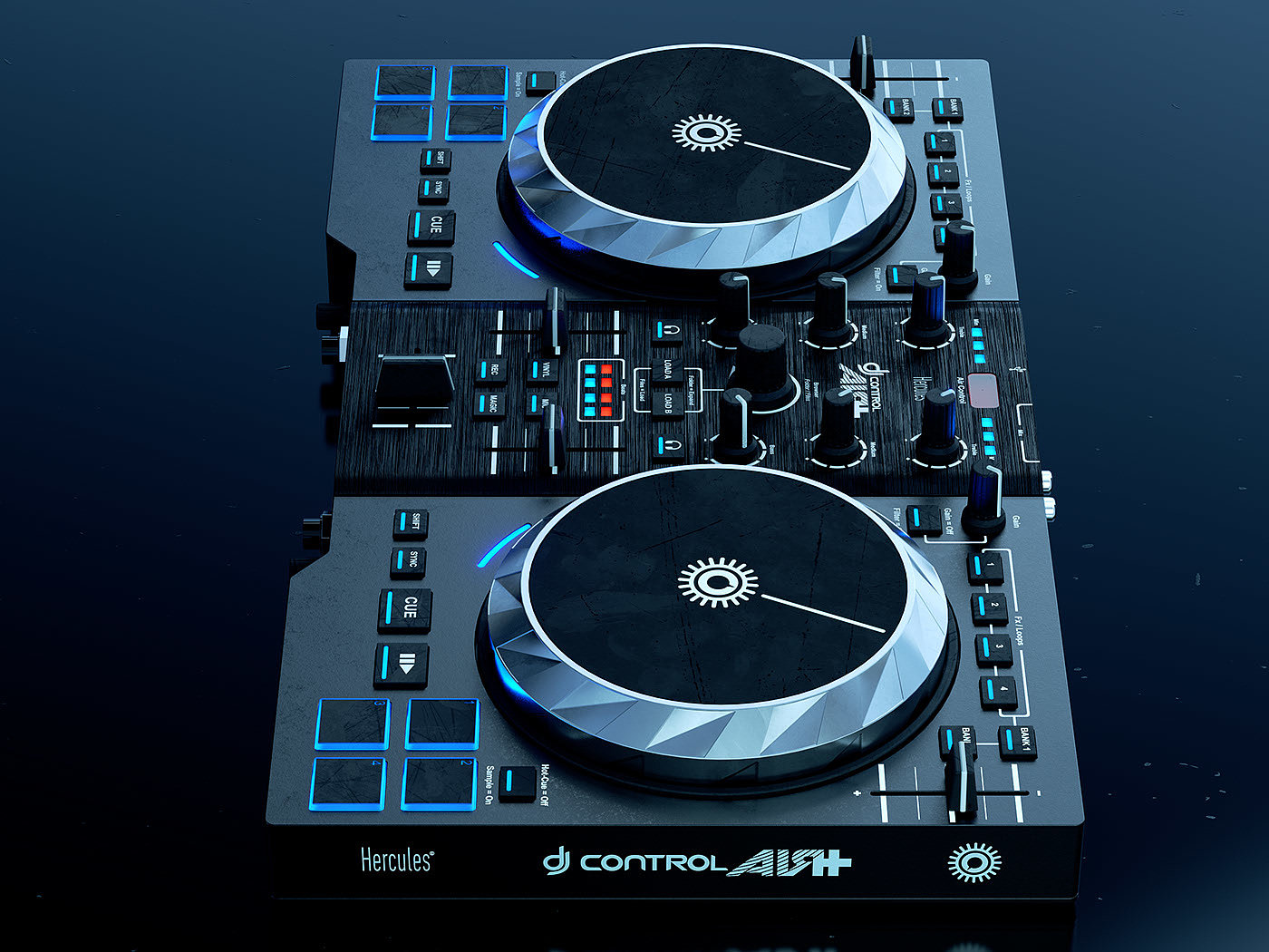 dj，Control air，Cinema 4D，