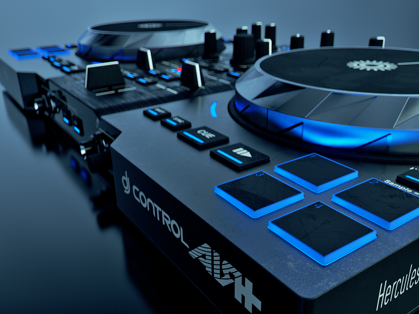 dj，Control air，Cinema 4D，