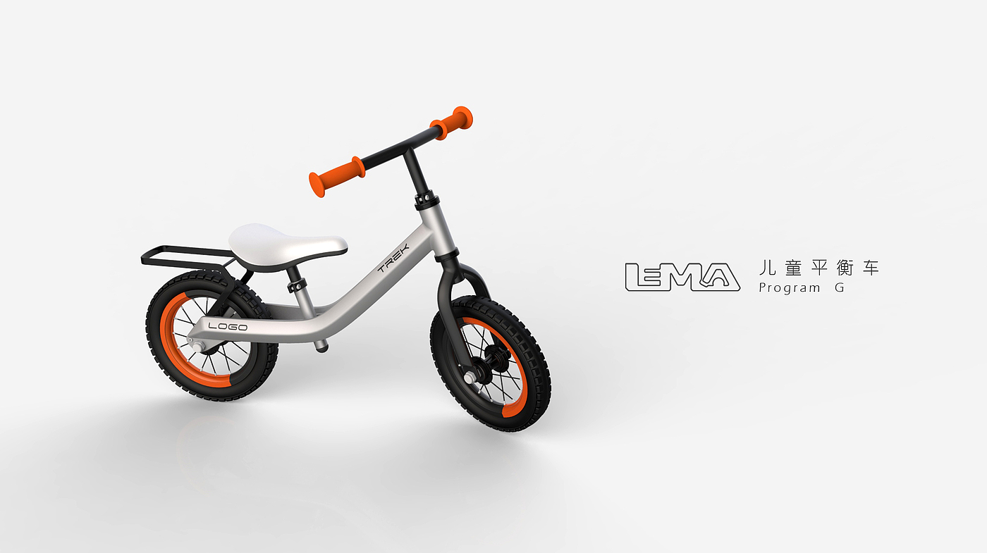 外观设计，儿童平衡滑步车，LEMA Design，滑行车，