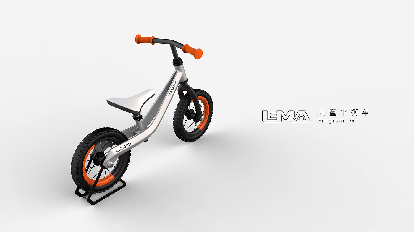 外观设计，儿童平衡滑步车，LEMA Design，滑行车，