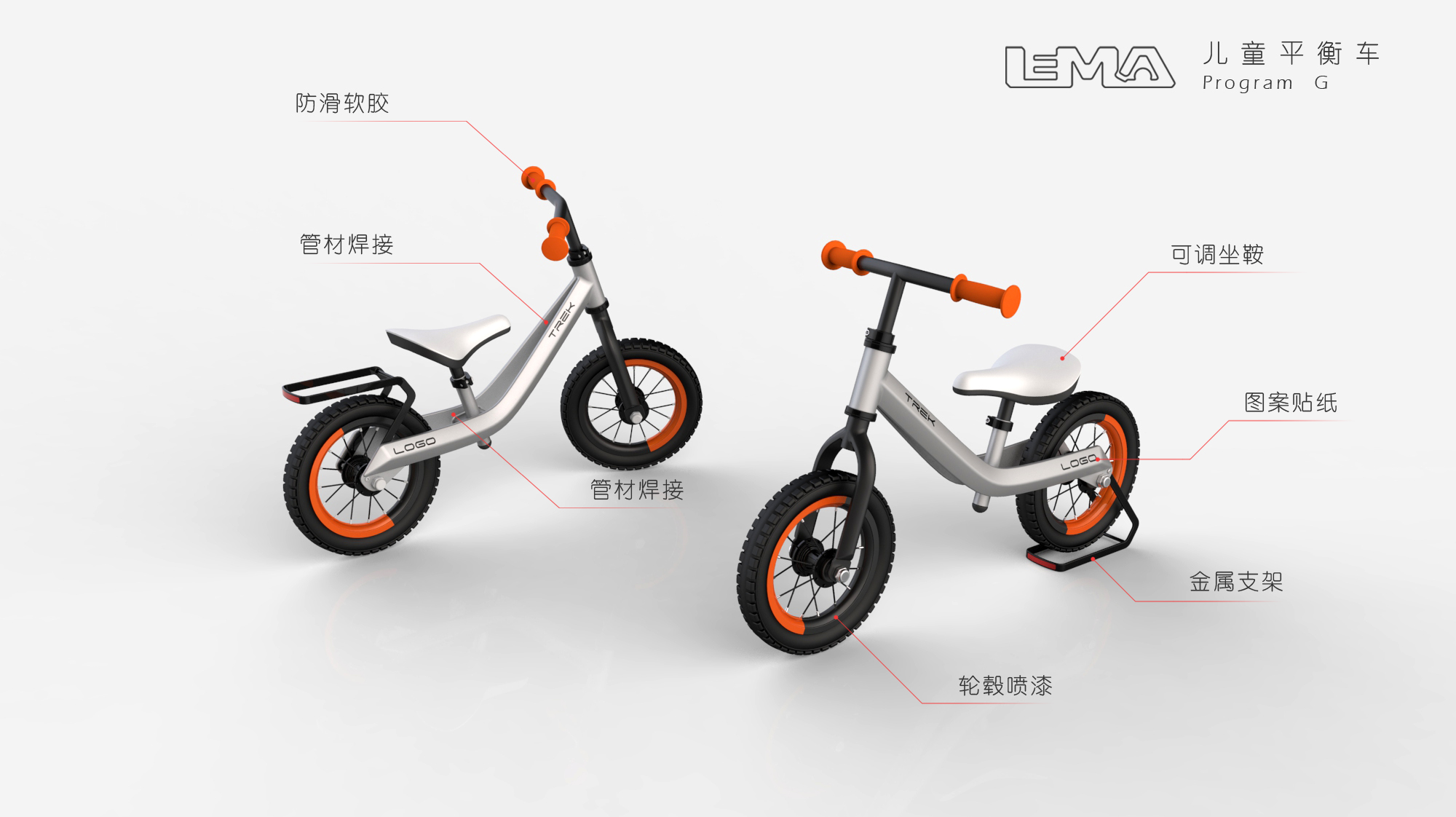 Appearance design，Children's balance scooter，LEMA Design，Taxi，