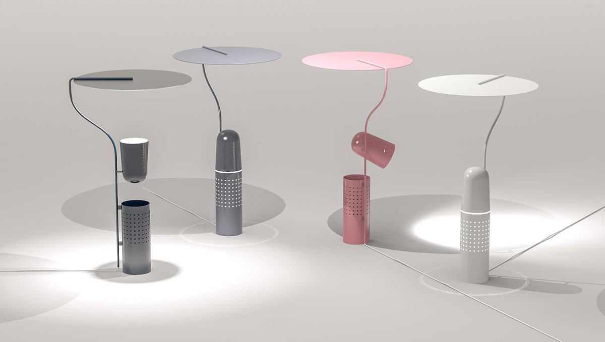 Storyteller，Desk lamp，Lamp design，industrial design，