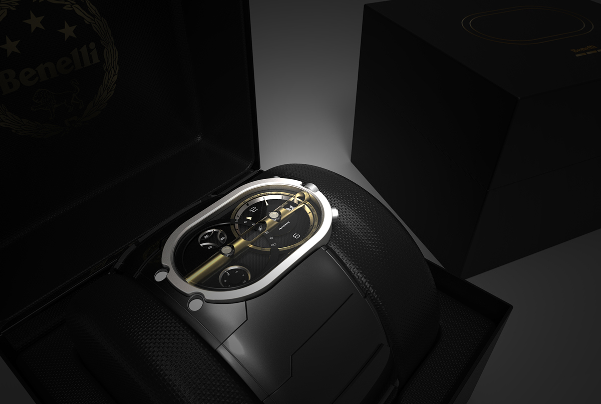 benelli，Watch design，conceptual design，Motorcyclist，Special accessories，
