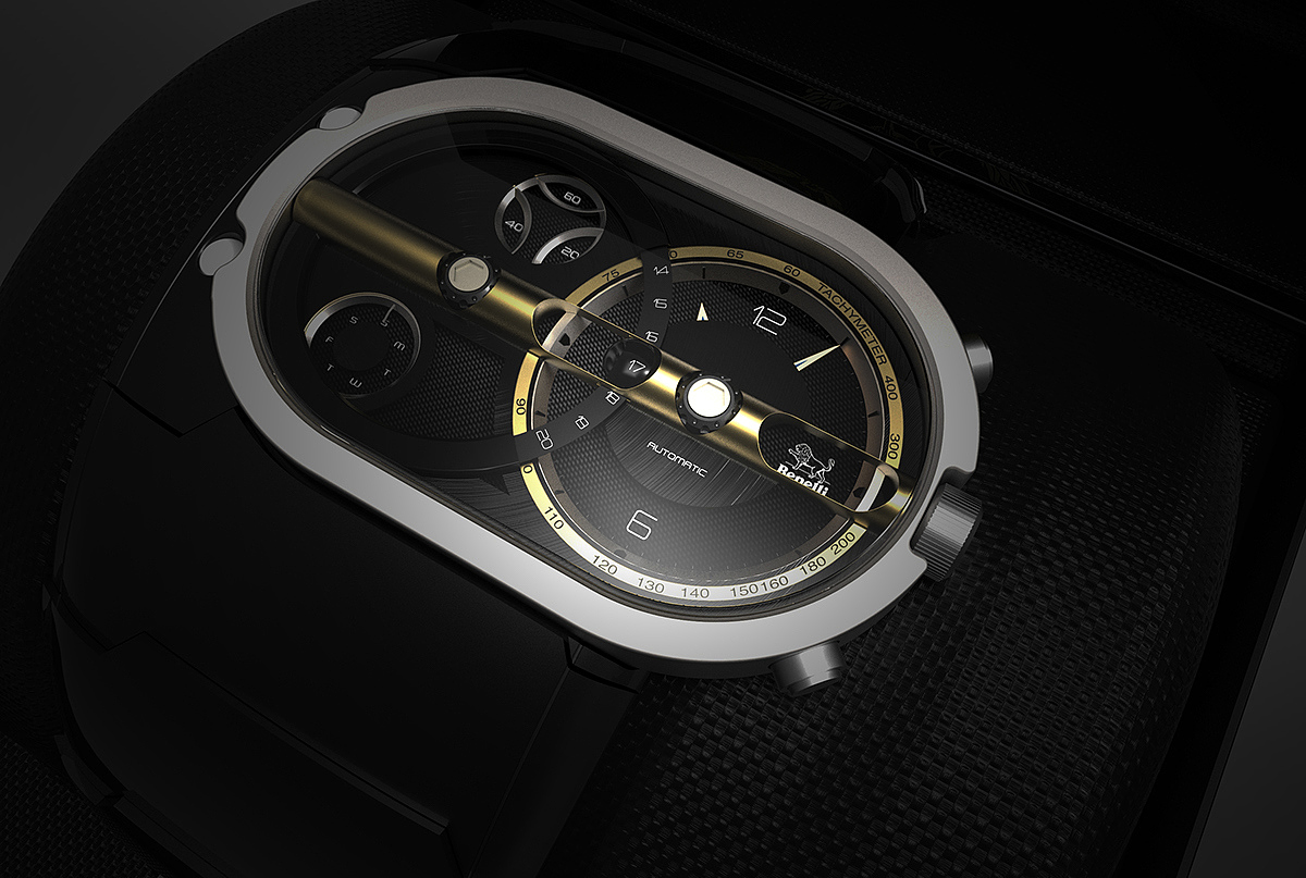 benelli，Watch design，conceptual design，Motorcyclist，Special accessories，