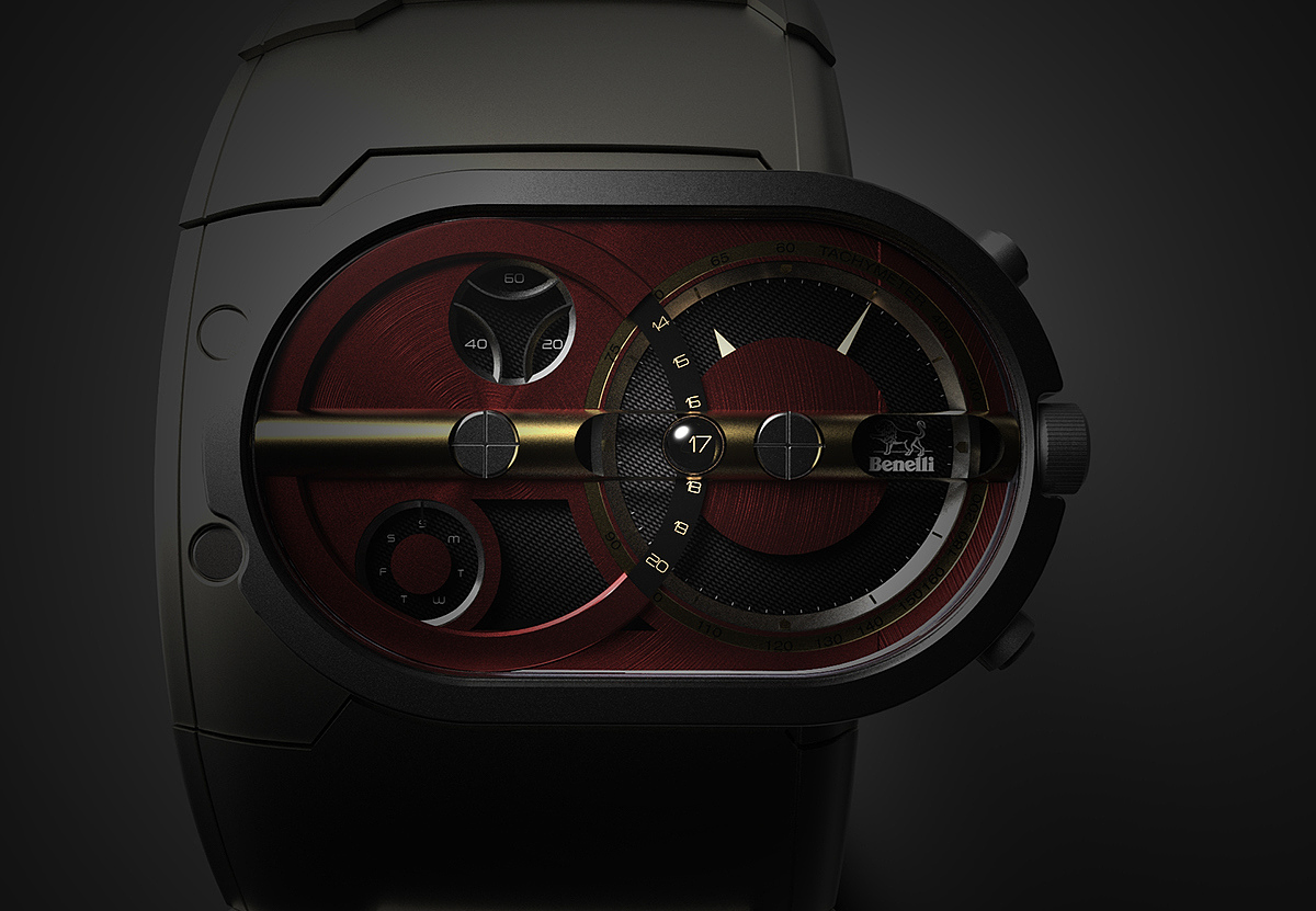 benelli，Watch design，conceptual design，Motorcyclist，Special accessories，