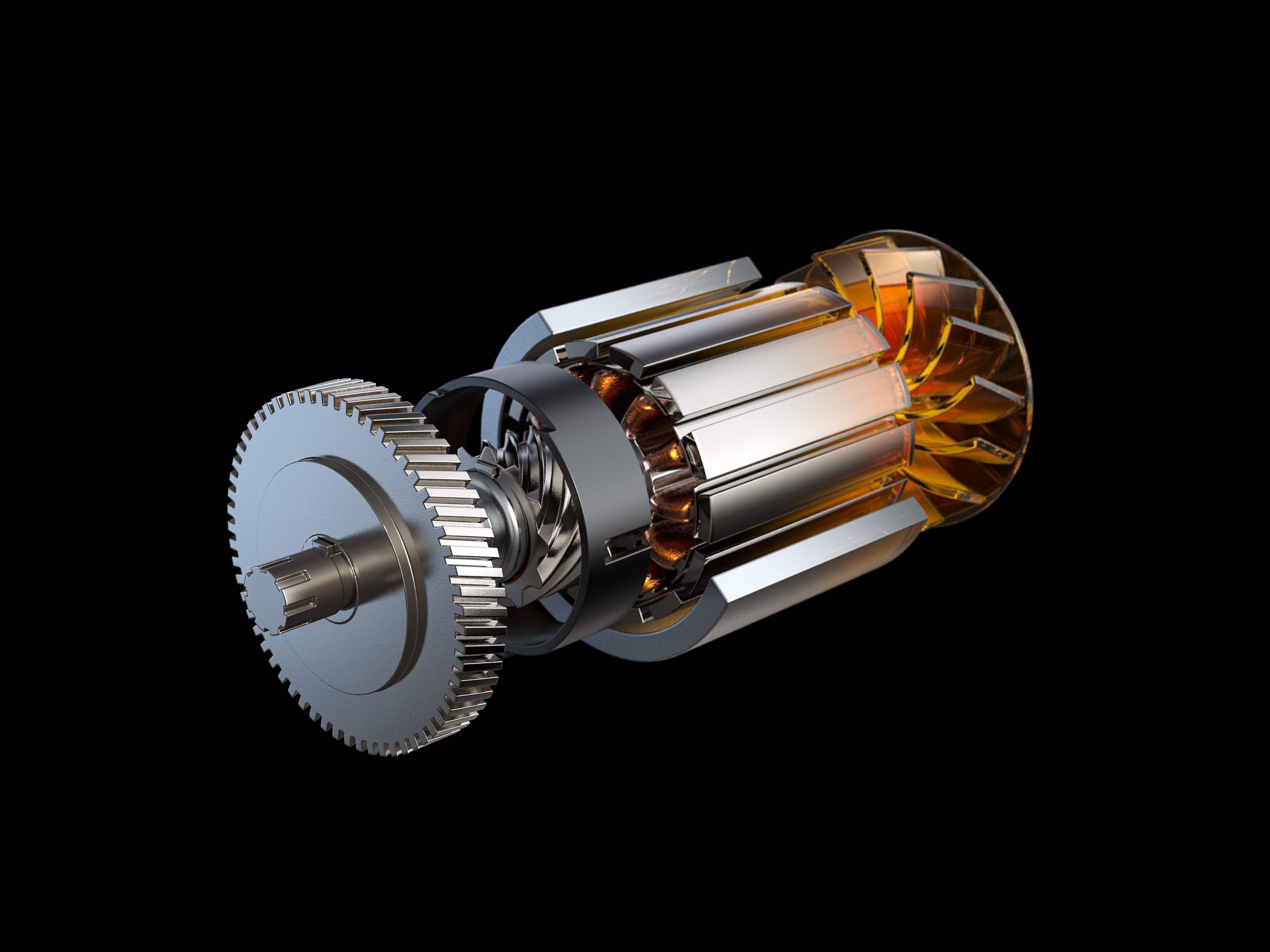 Angle grinder，Slotting machine，Electric tool，Hardware tools，Keyshot rendering，