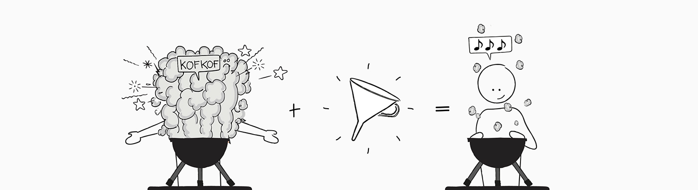 grill，originality，funnel，Smoke prevention，Practical design，