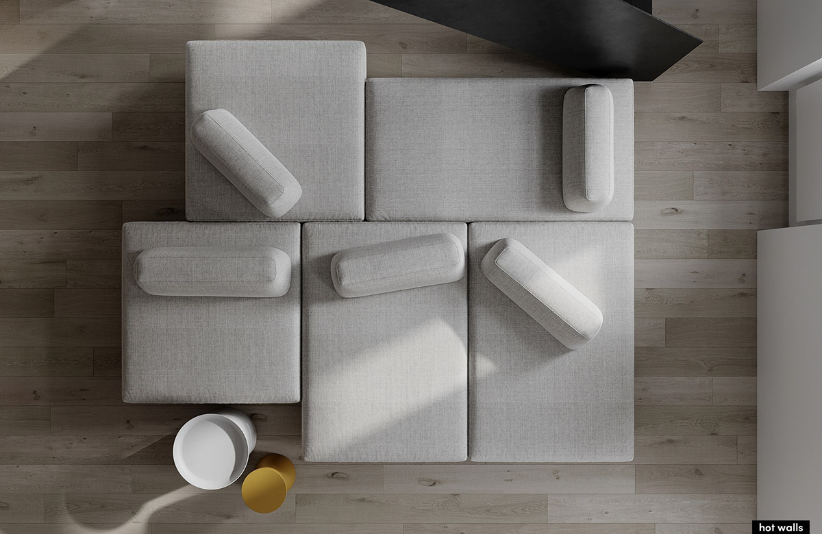 Extremely simple wind，Industrial wind，space design ，two-storied building，