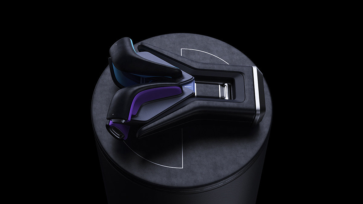 Unmanned car，Collapsible steering wheel，Future design，Greater interior space，