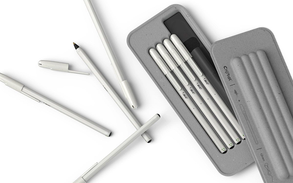 Degradable ball point pen，Waste reuse，ball pen，Environmental protection materials，Environmental protection design，