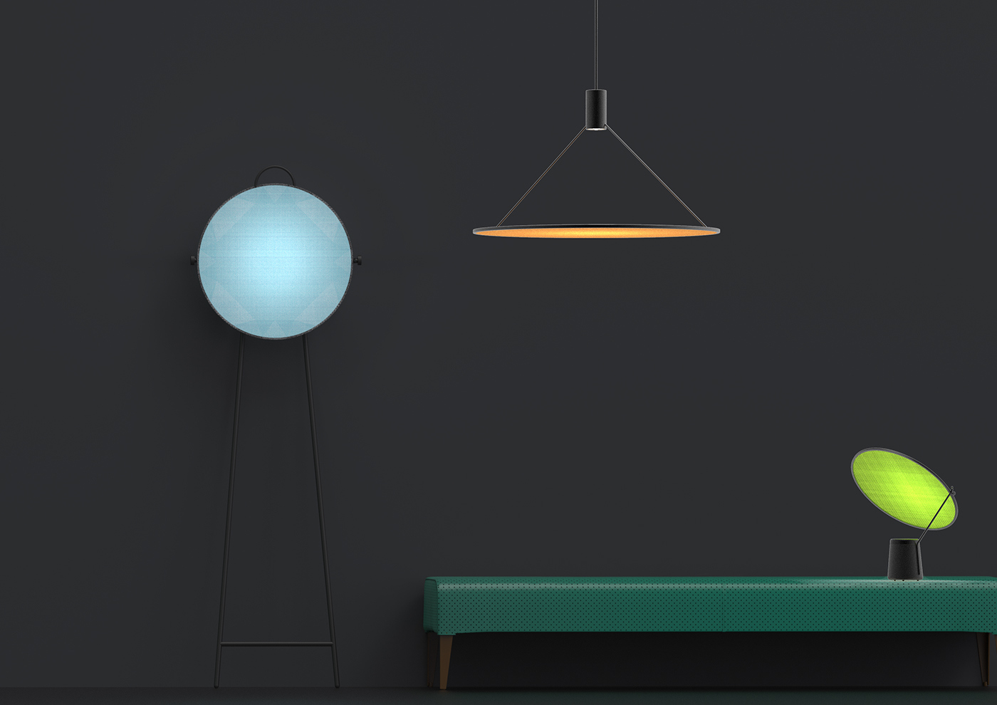 Lamp design，Desk lamp，a chandelier，Floor lamp，Simplicity，series，