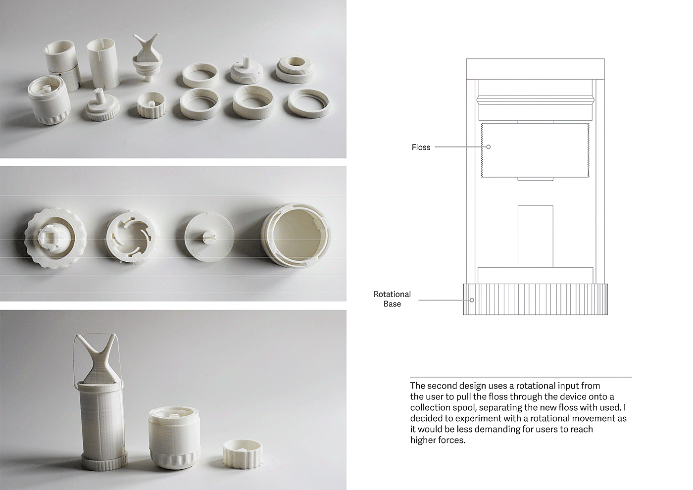 牙线辅助工具，可重复填充，双菱形，