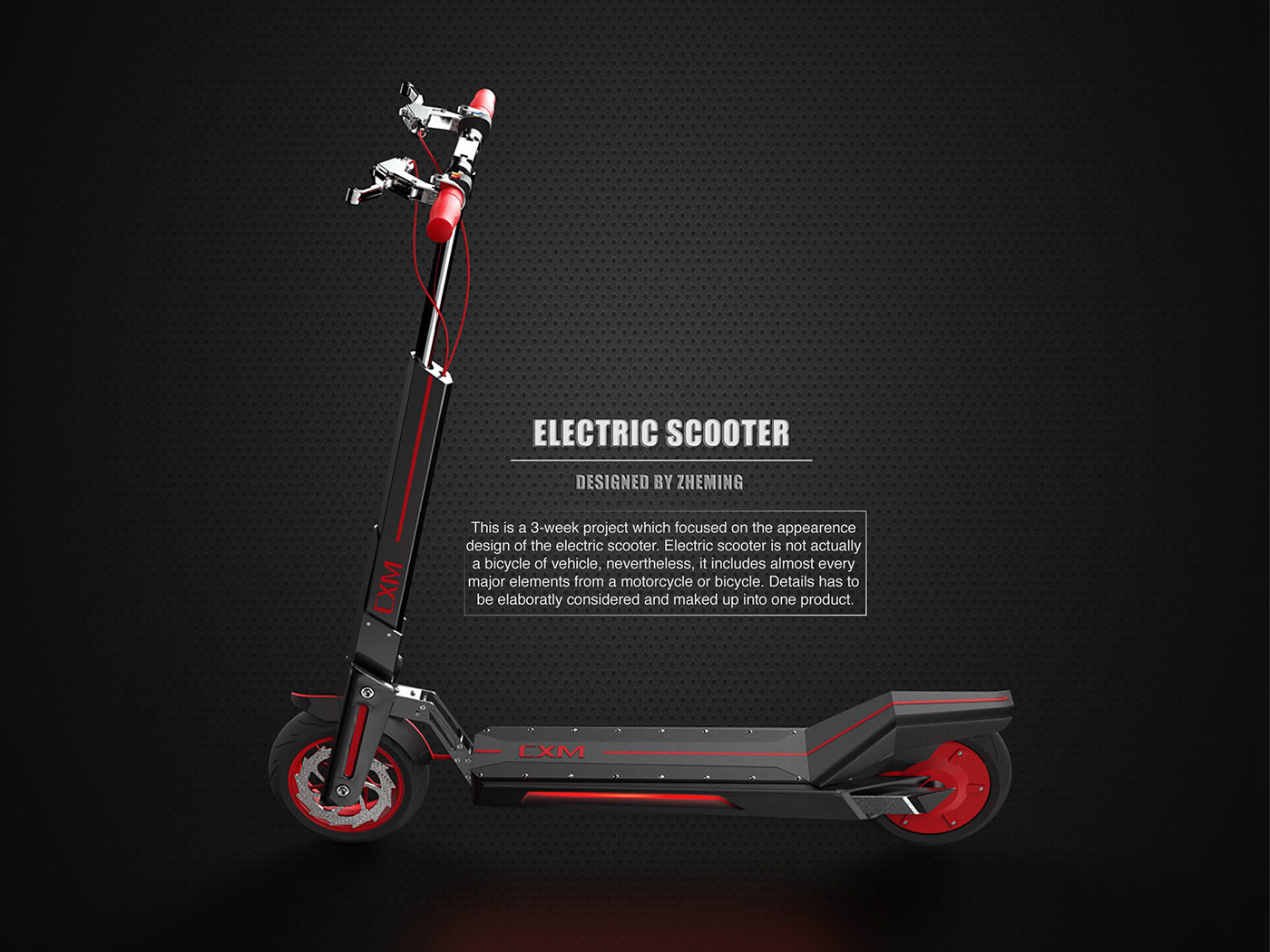 vehicle，Electric scooter，pretty，industrial design，