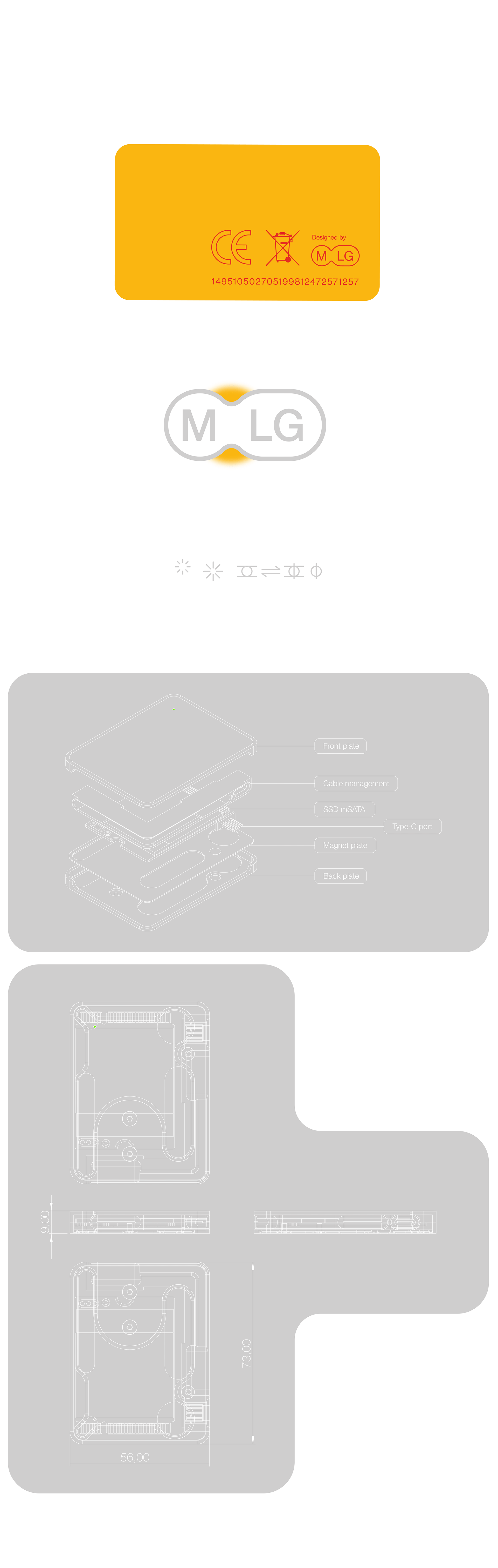 Hard disk，rectangle，Interconnected，