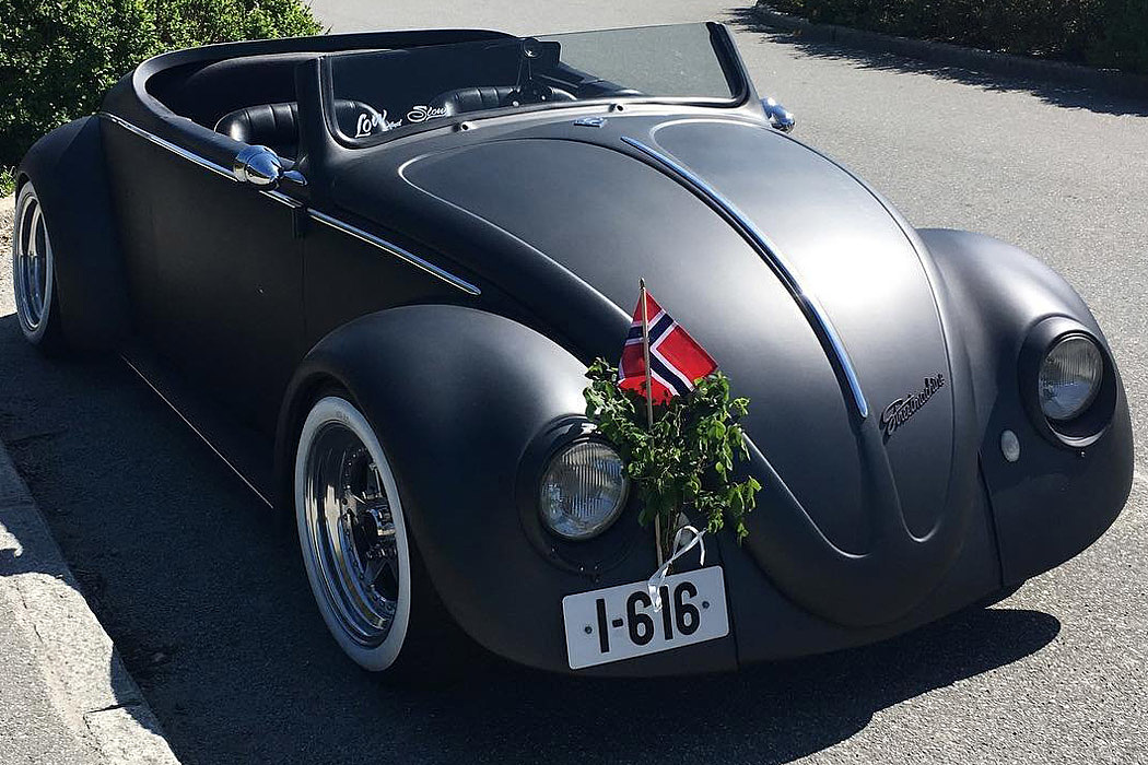 Roadster，Matte black，Volkswagen Beetle，