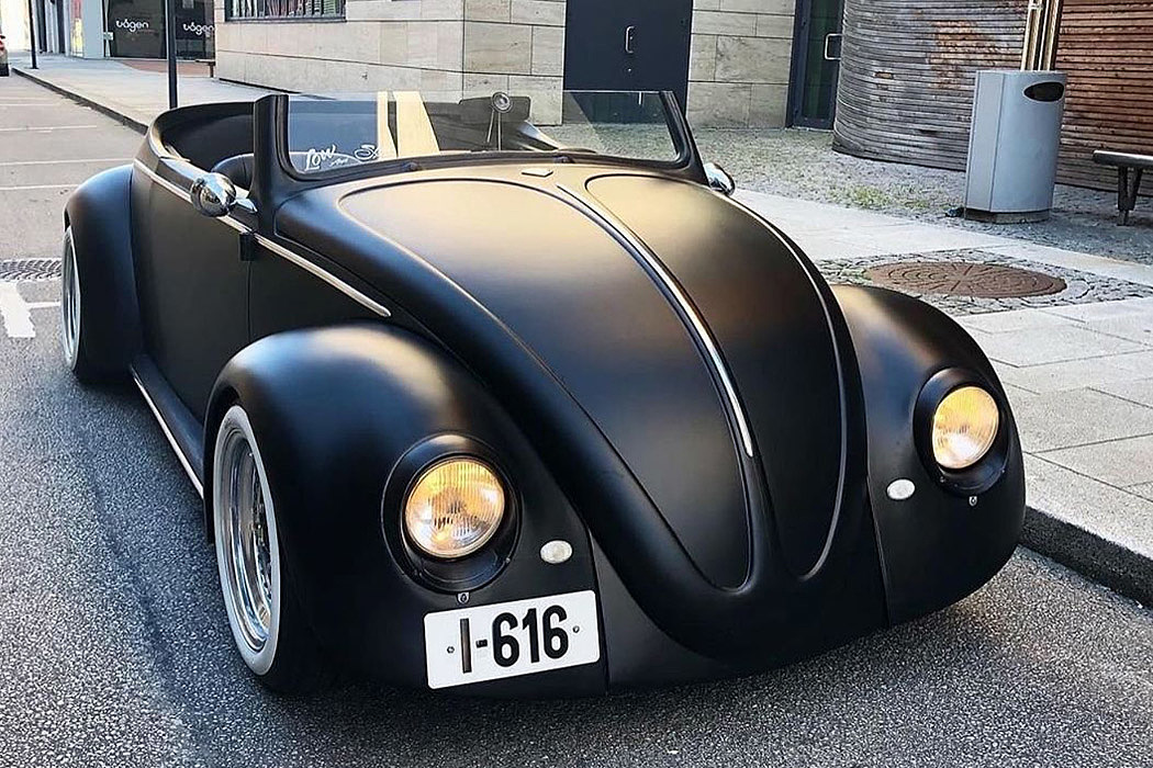 Roadster，Matte black，Volkswagen Beetle，