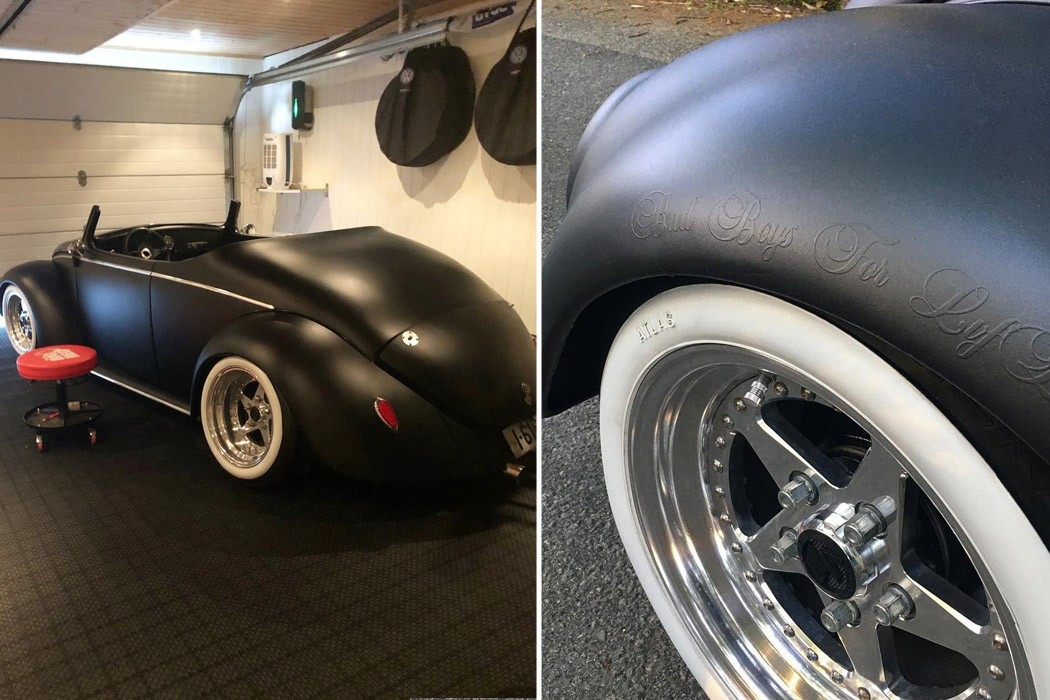 Roadster，Matte black，Volkswagen Beetle，