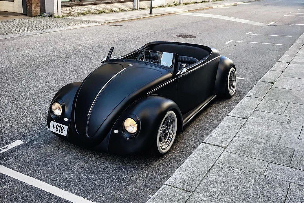 Roadster，Matte black，Volkswagen Beetle，