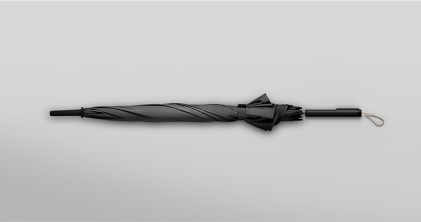 Magnetic umbrella，Stick to the steel door，Magnetic handle，