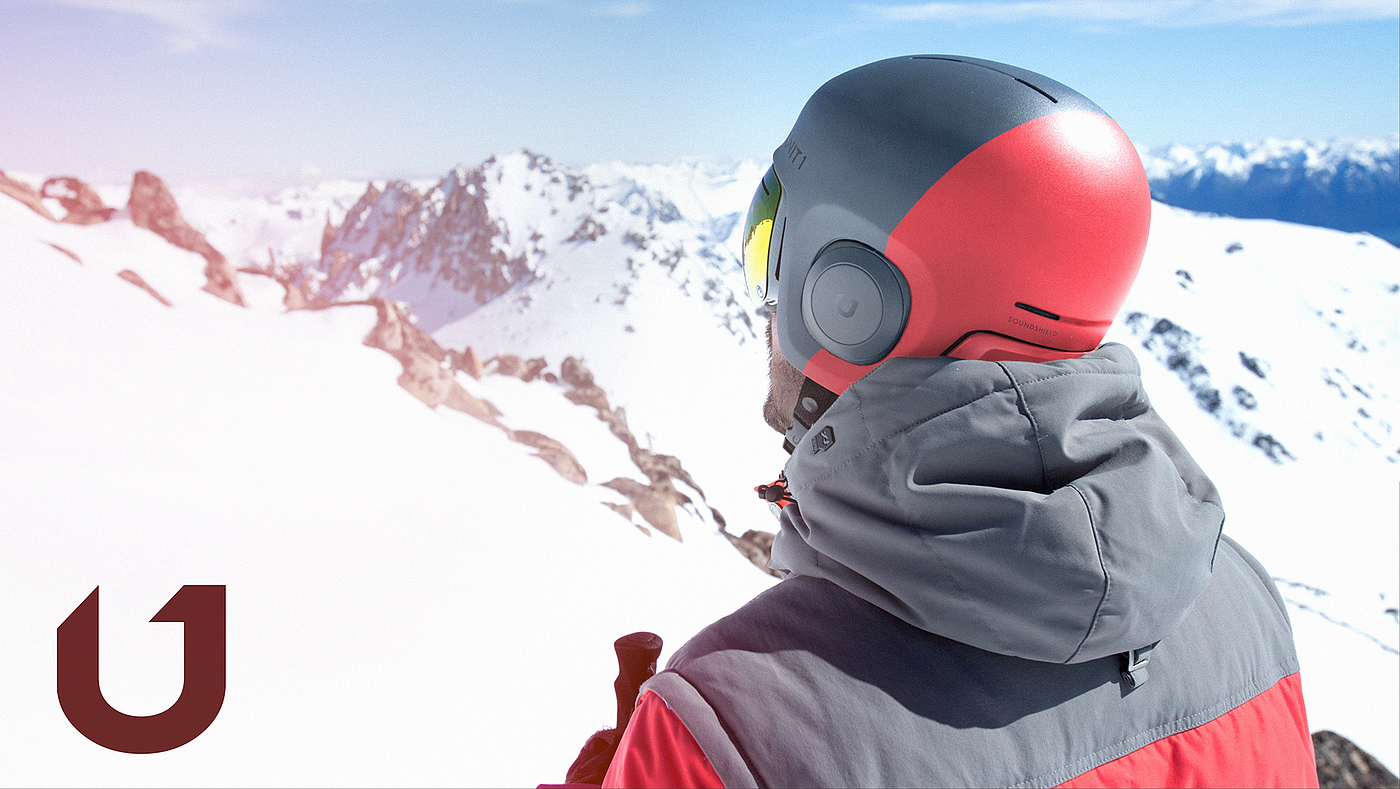 Combination of helmet and headset，SOUNDSHIELD，blimp ，