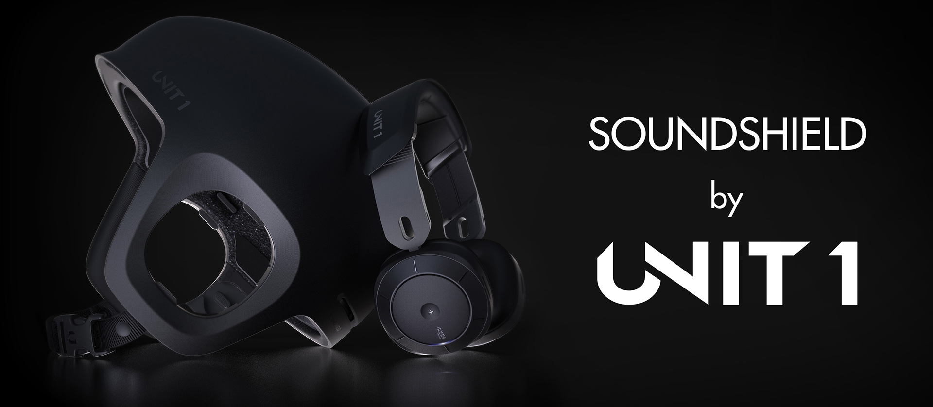 Combination of helmet and headset，SOUNDSHIELD，blimp ，