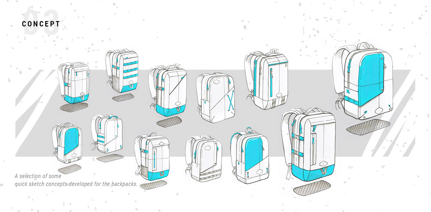 knapsack，Helmet bag，luggage and bags，industrial design，