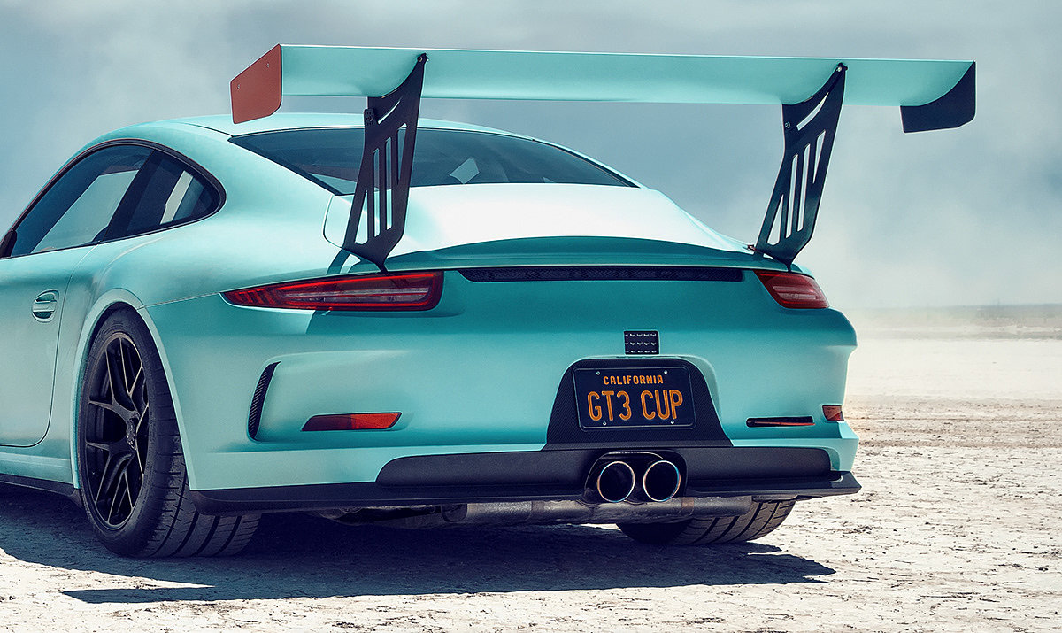 Porsche GT3 Cup，Automobile design，green，