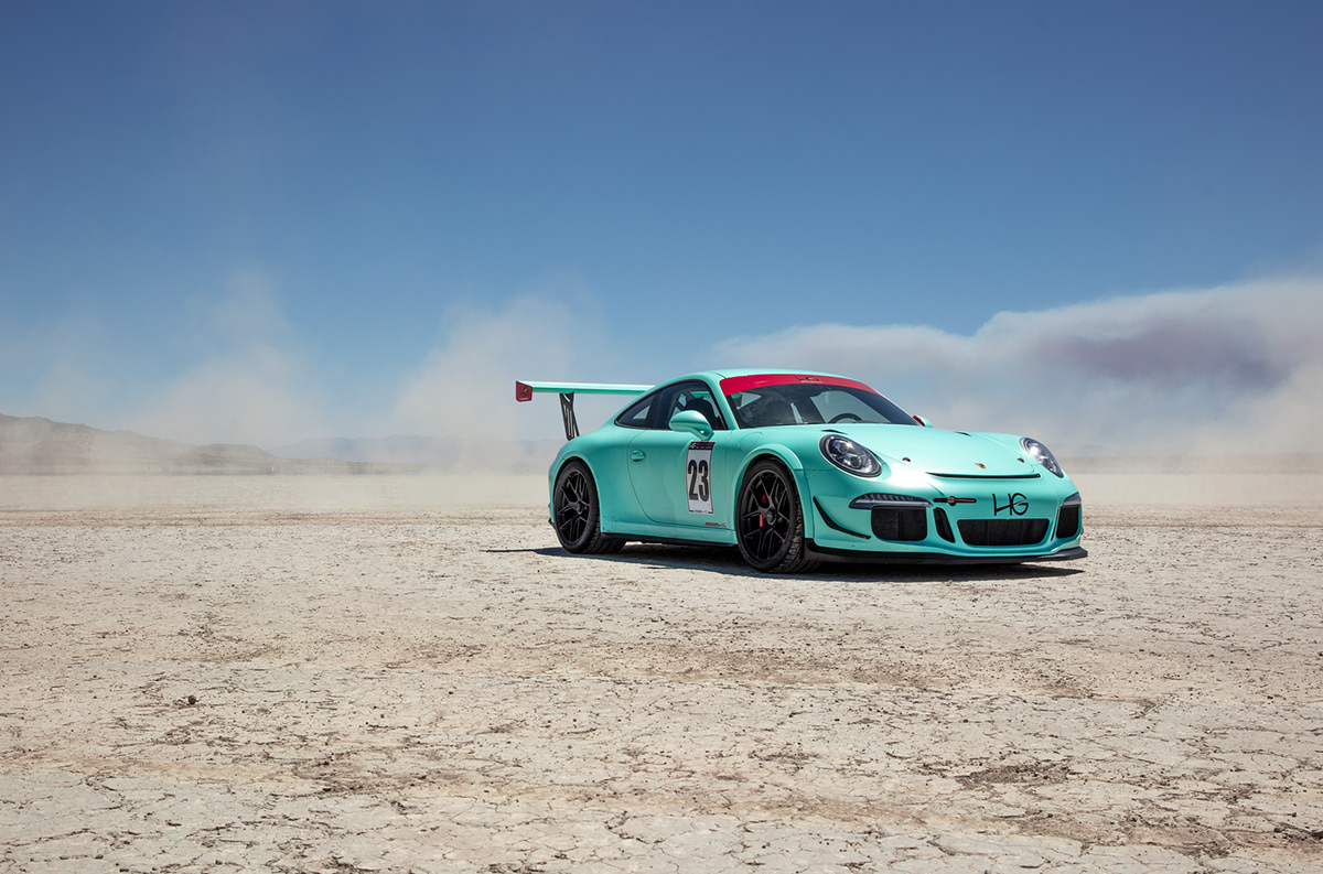 Porsche GT3 Cup，Automobile design，green，