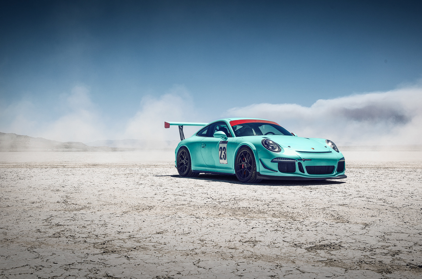 Porsche GT3 Cup，Automobile design，green，