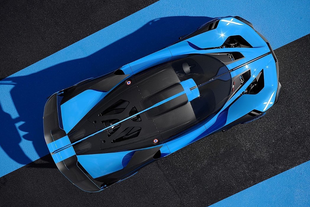 BOLIDE，Automobile design，blue，