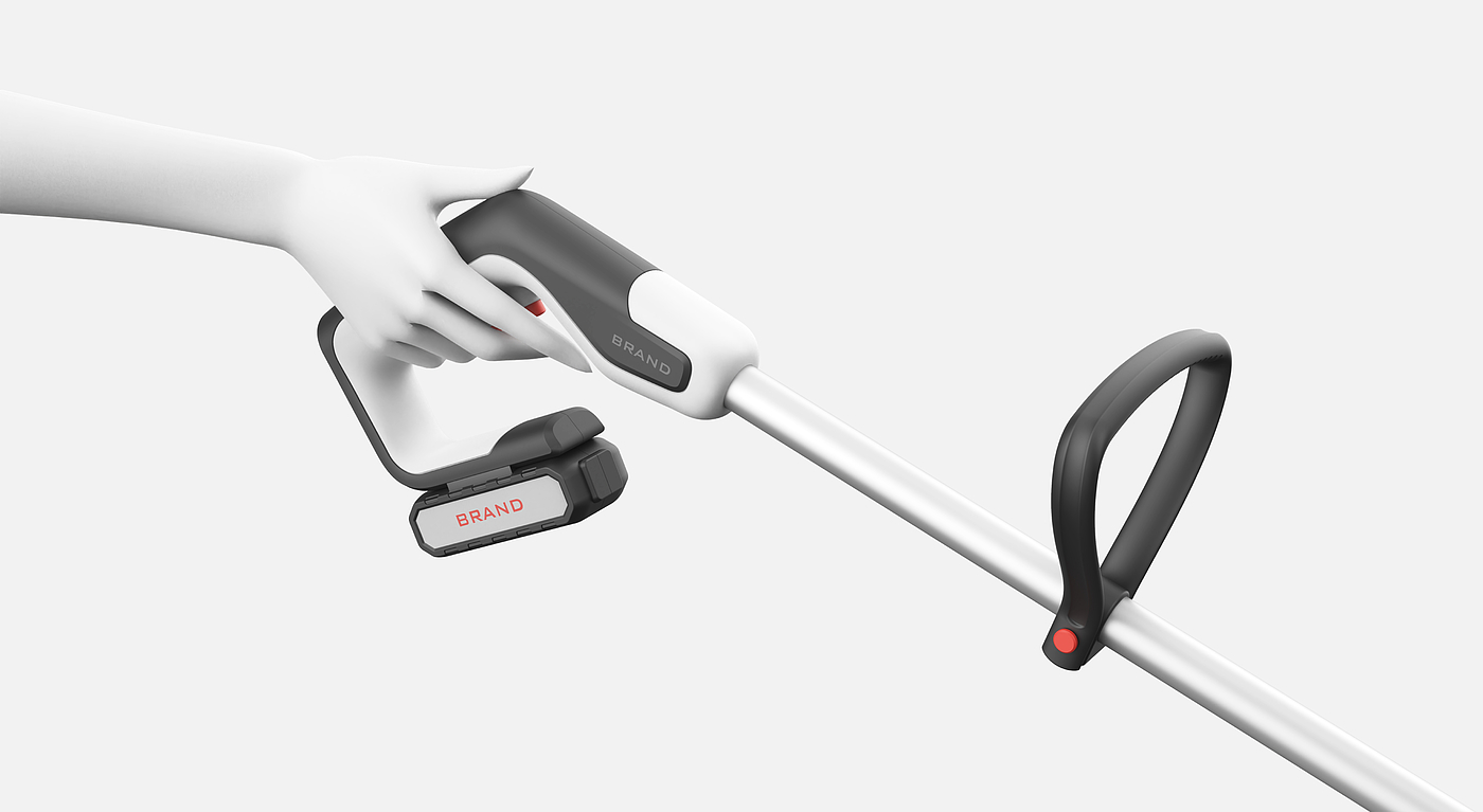 Spade design，Lithium lawn mower，