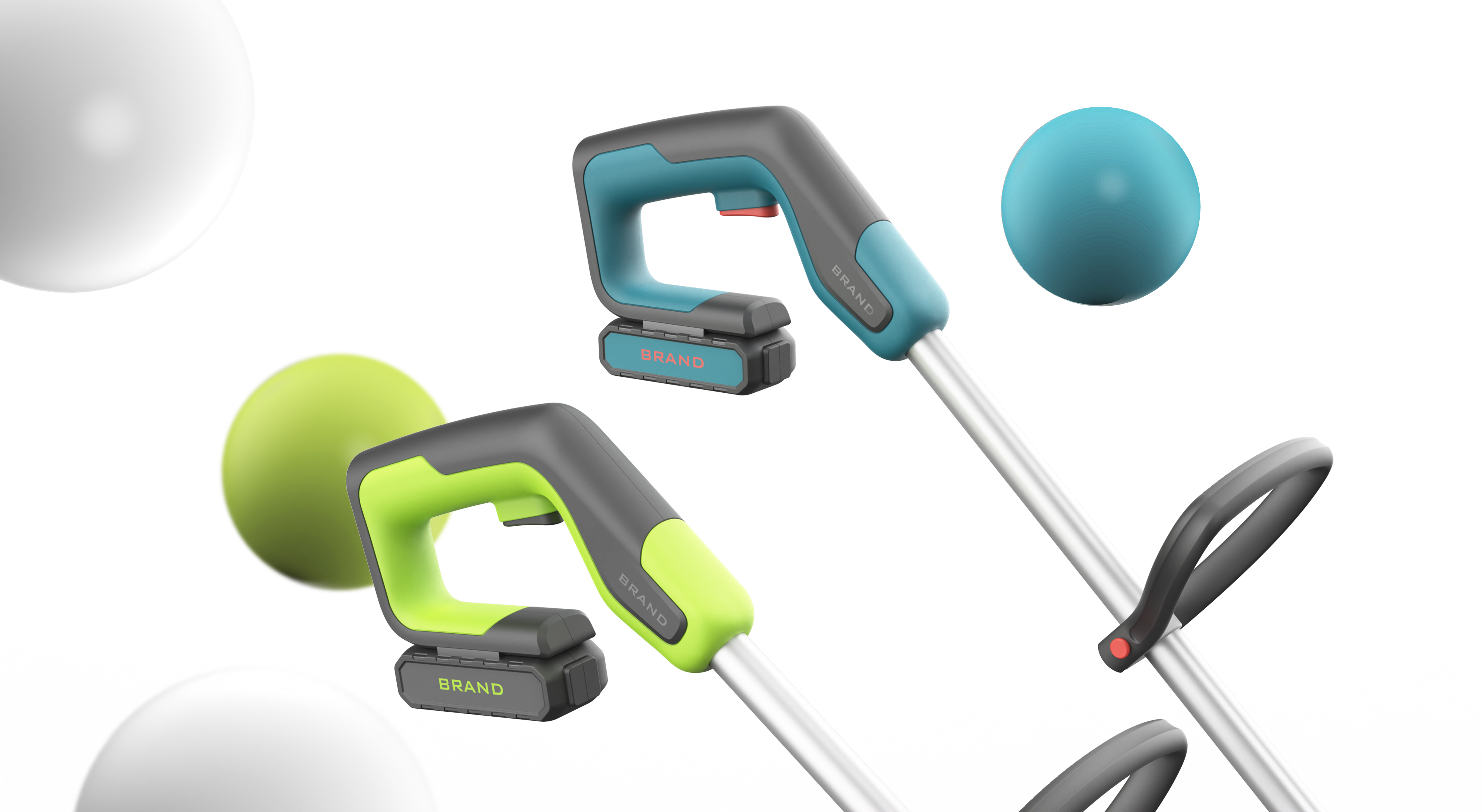 Spade design，Lithium lawn mower，