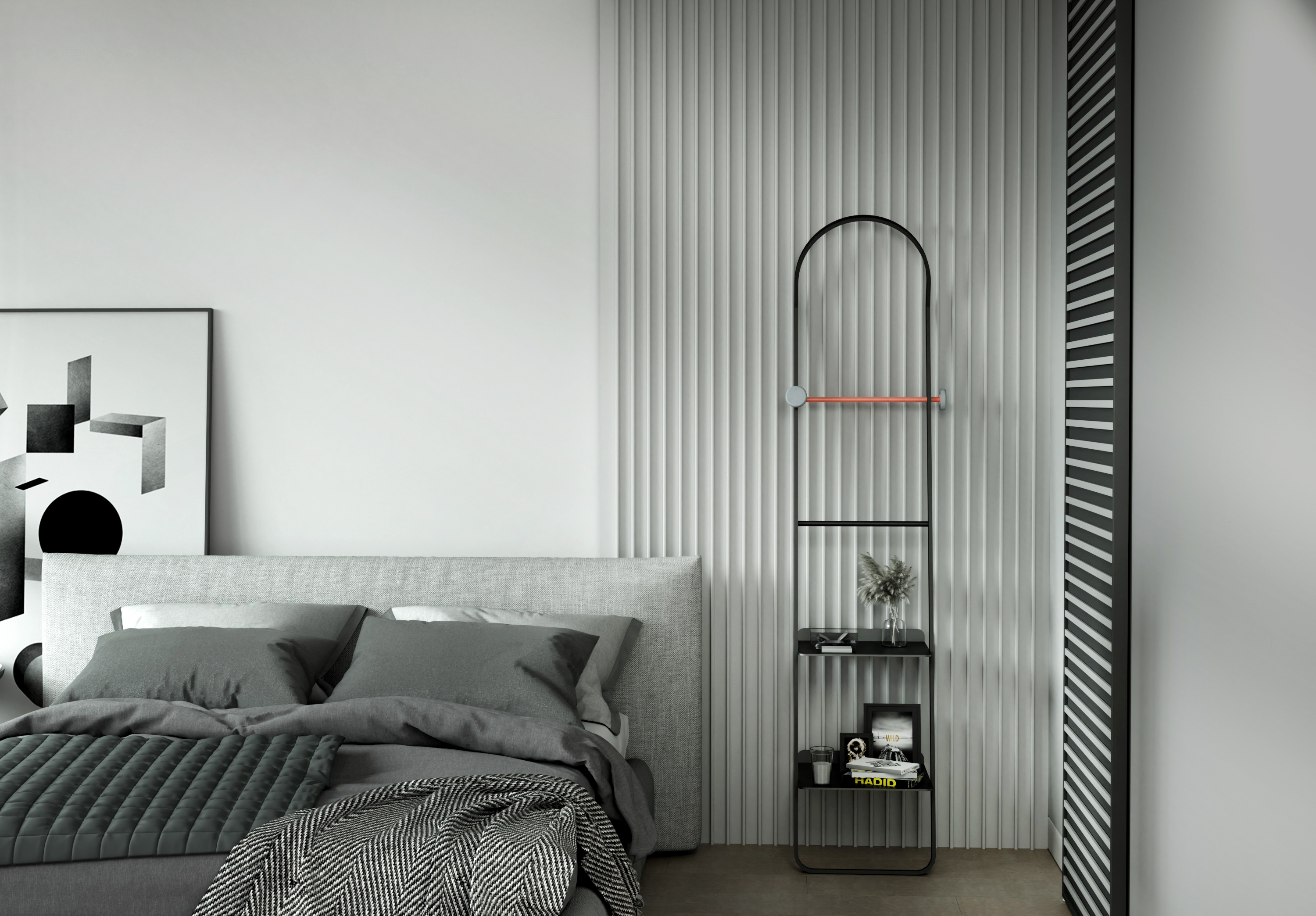 Several degree grey design，Storage rack，Several degrees grey furniture，