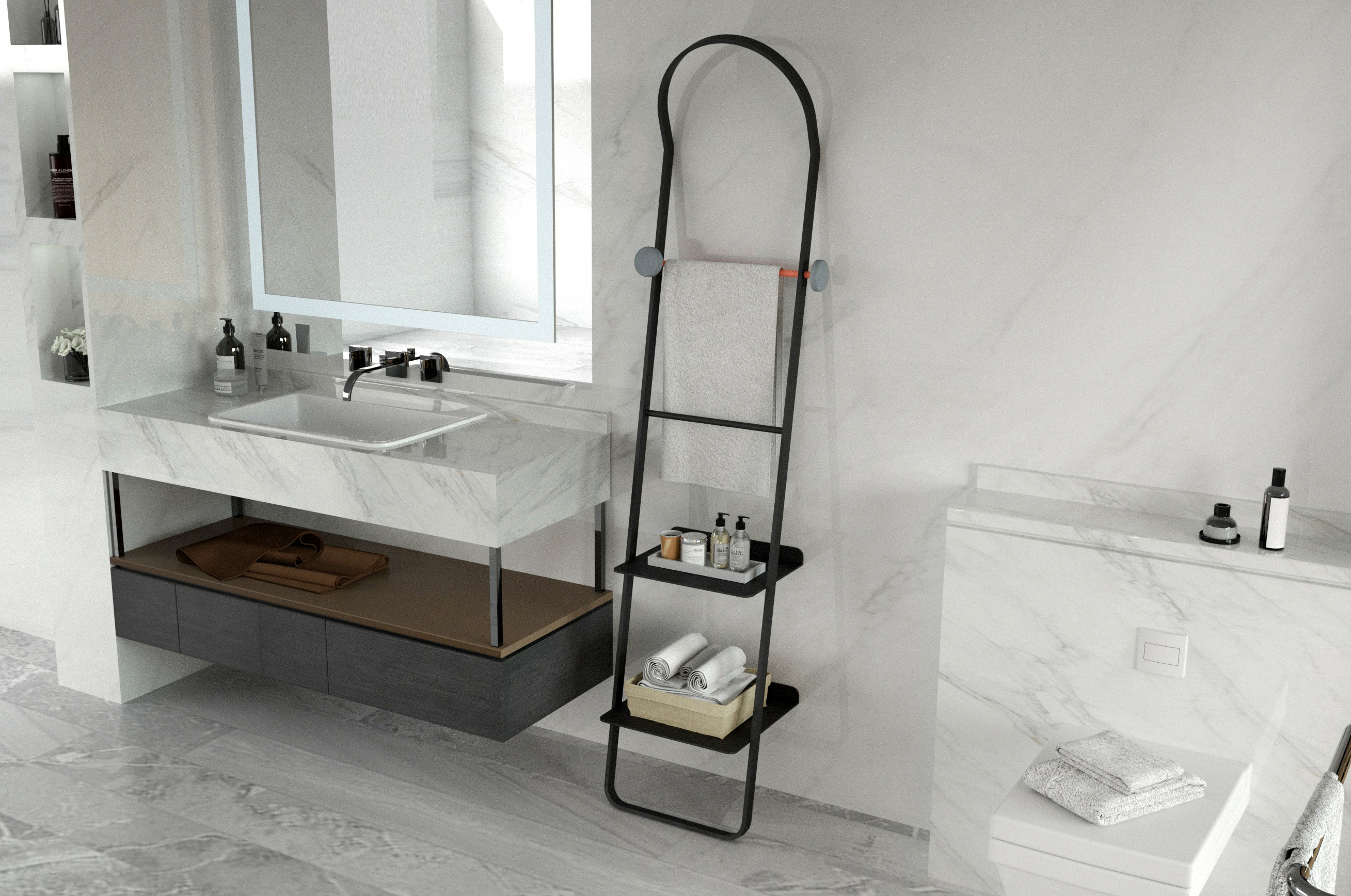 Several degree grey design，Storage rack，Several degrees grey furniture，