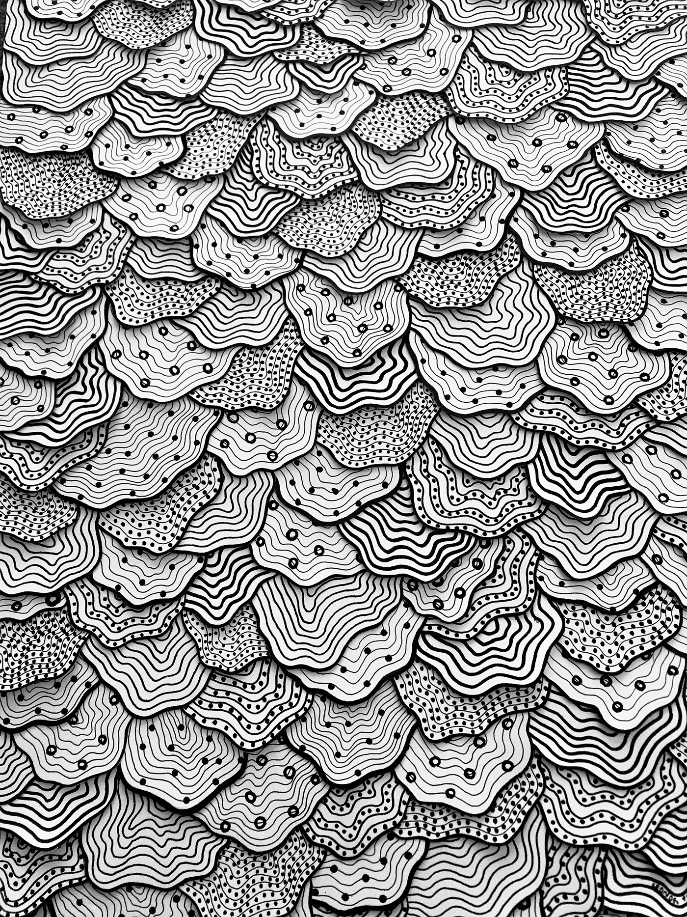 Mar，Terra，sample reels，Small piece of paper，Three dimensional and visual illusion，