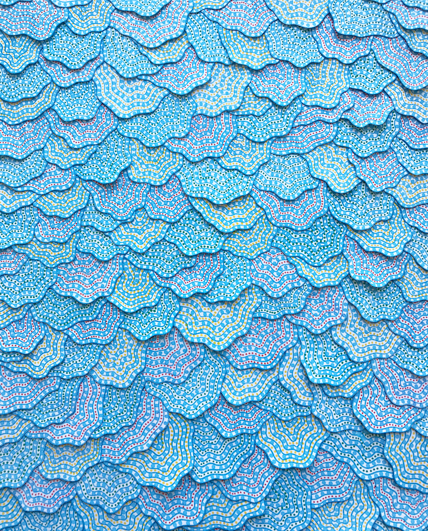 Mar，Terra，sample reels，Small piece of paper，Three dimensional and visual illusion，