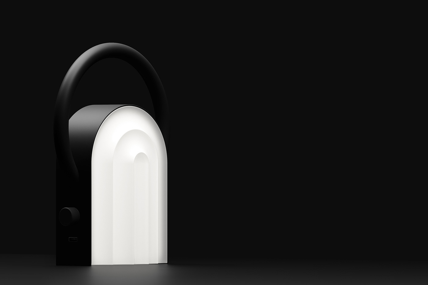 OM night lamp，Lamp design，3D printing，