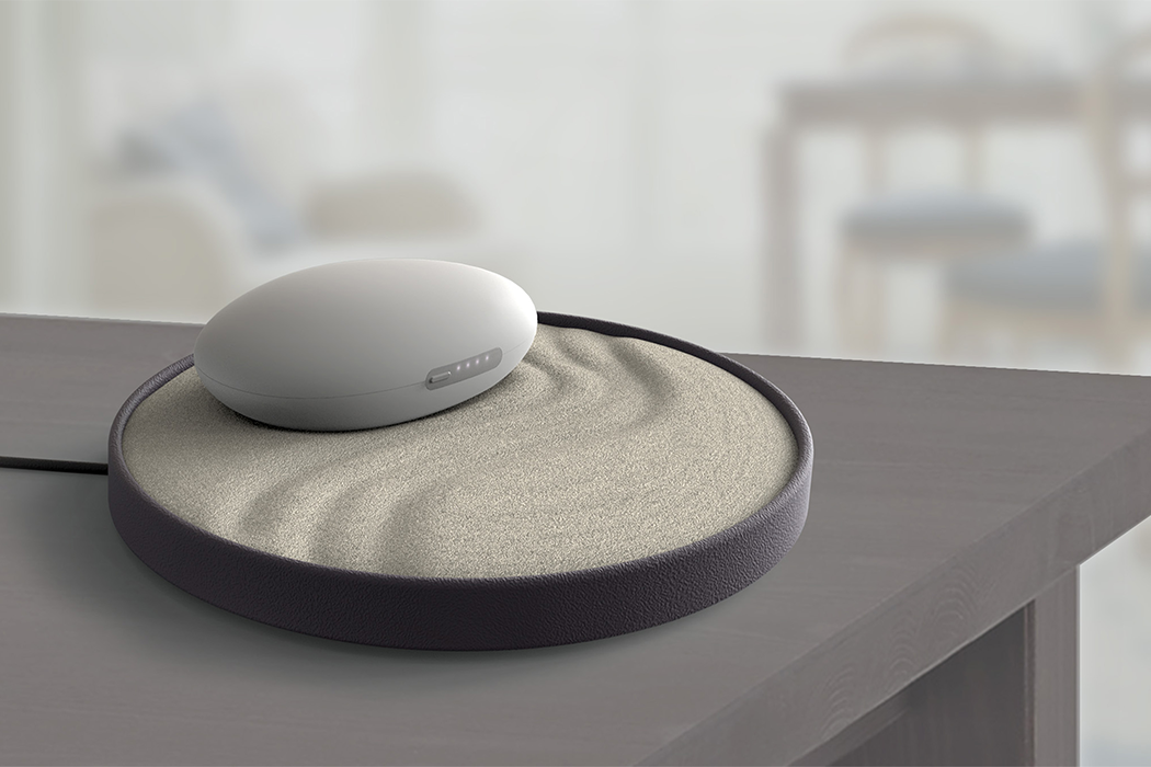 Ayama，Respiratory assist stone，white，