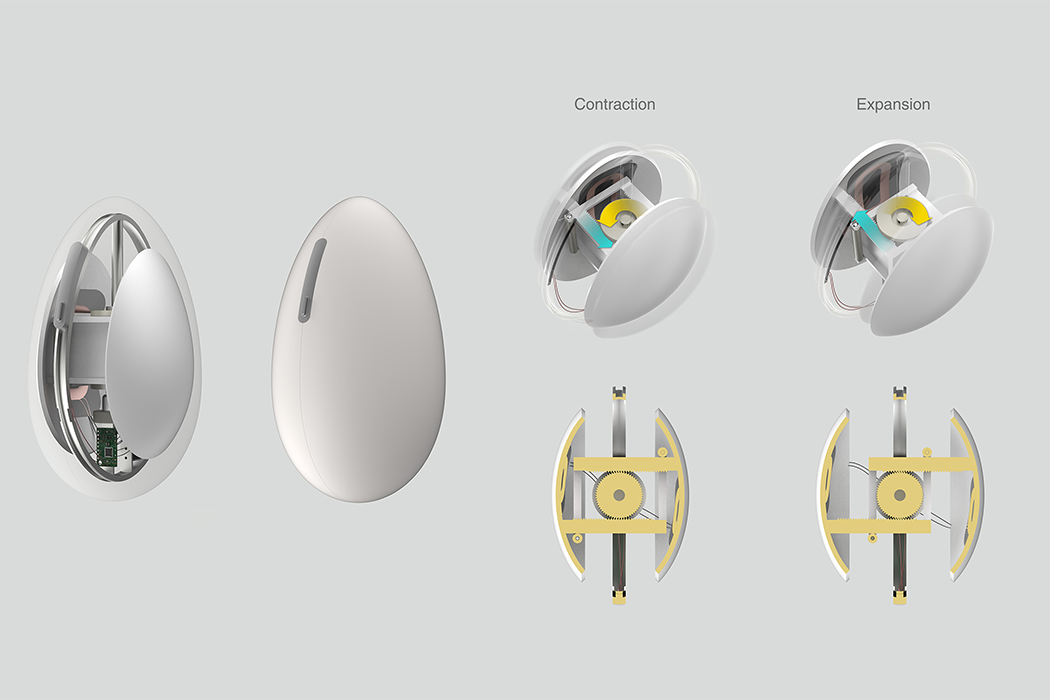 Ayama，Respiratory assist stone，white，