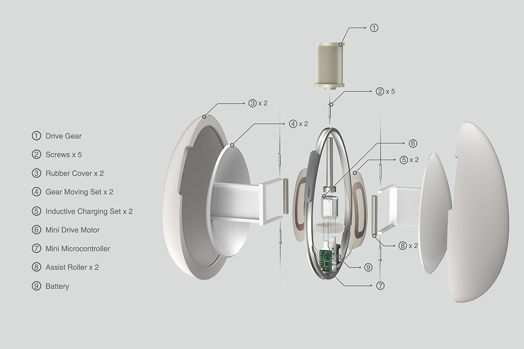 Ayama，Respiratory assist stone，white，