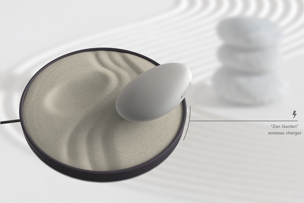 Ayama，Respiratory assist stone，white，